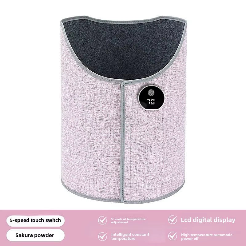 Silent Foldable Leg Warmer Pro - under Desk Electric Foot Heater with Thermostat & Auto Shut off for Office Home Timer